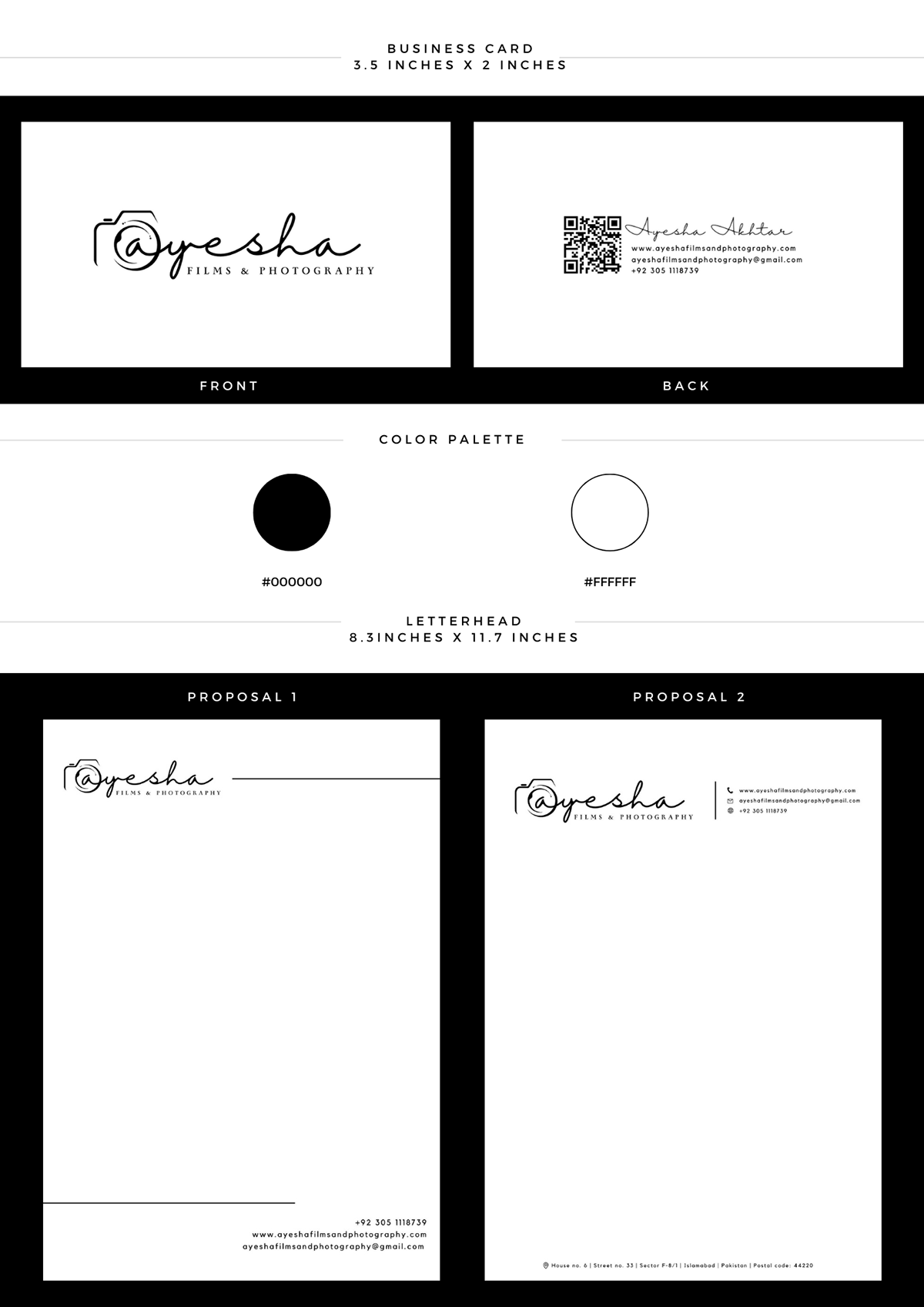 Logo Design minimalist modern monochrome graphic design  brand identity business card Advertising  Photography  designer