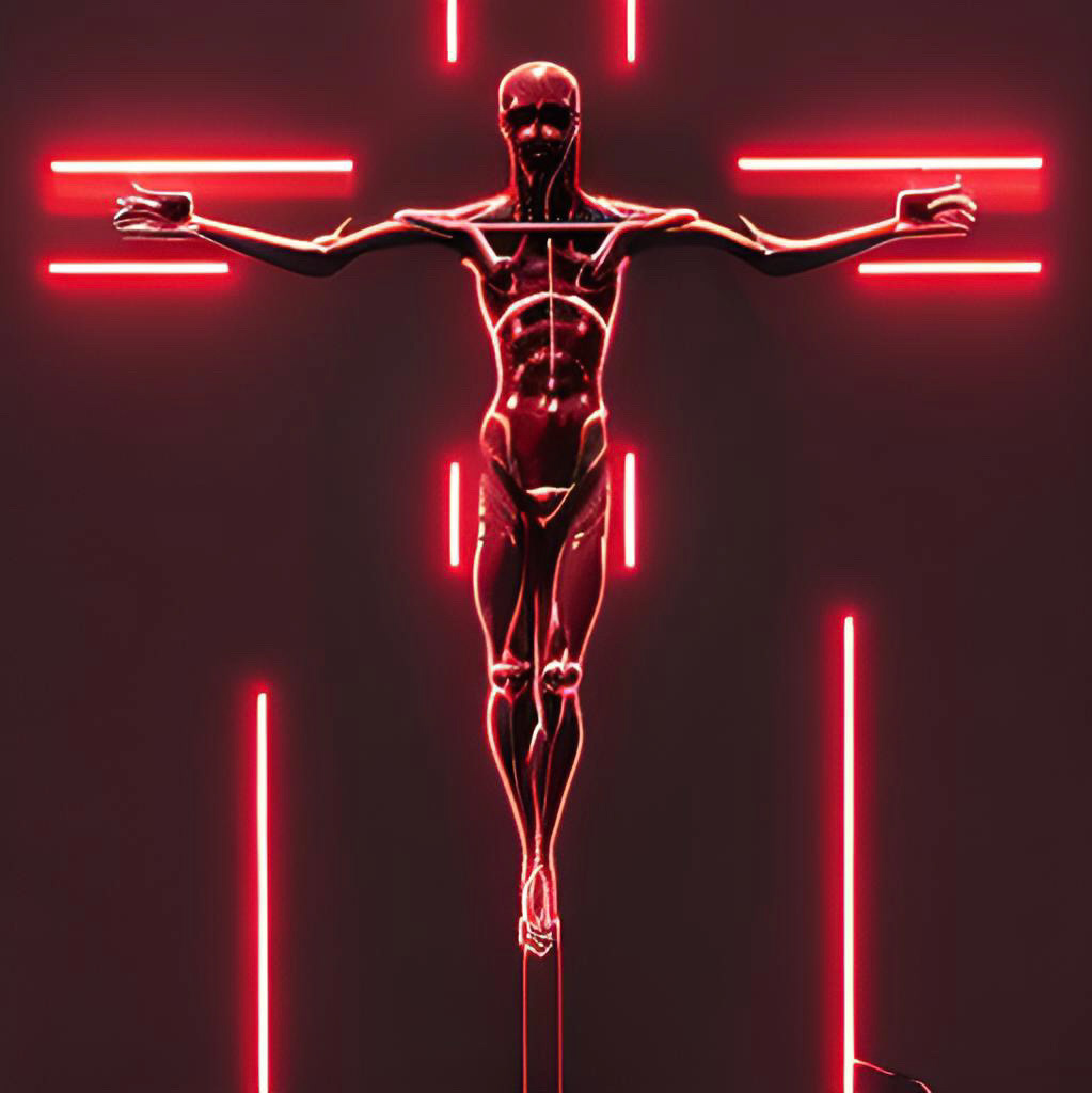 Neon Crucifixion