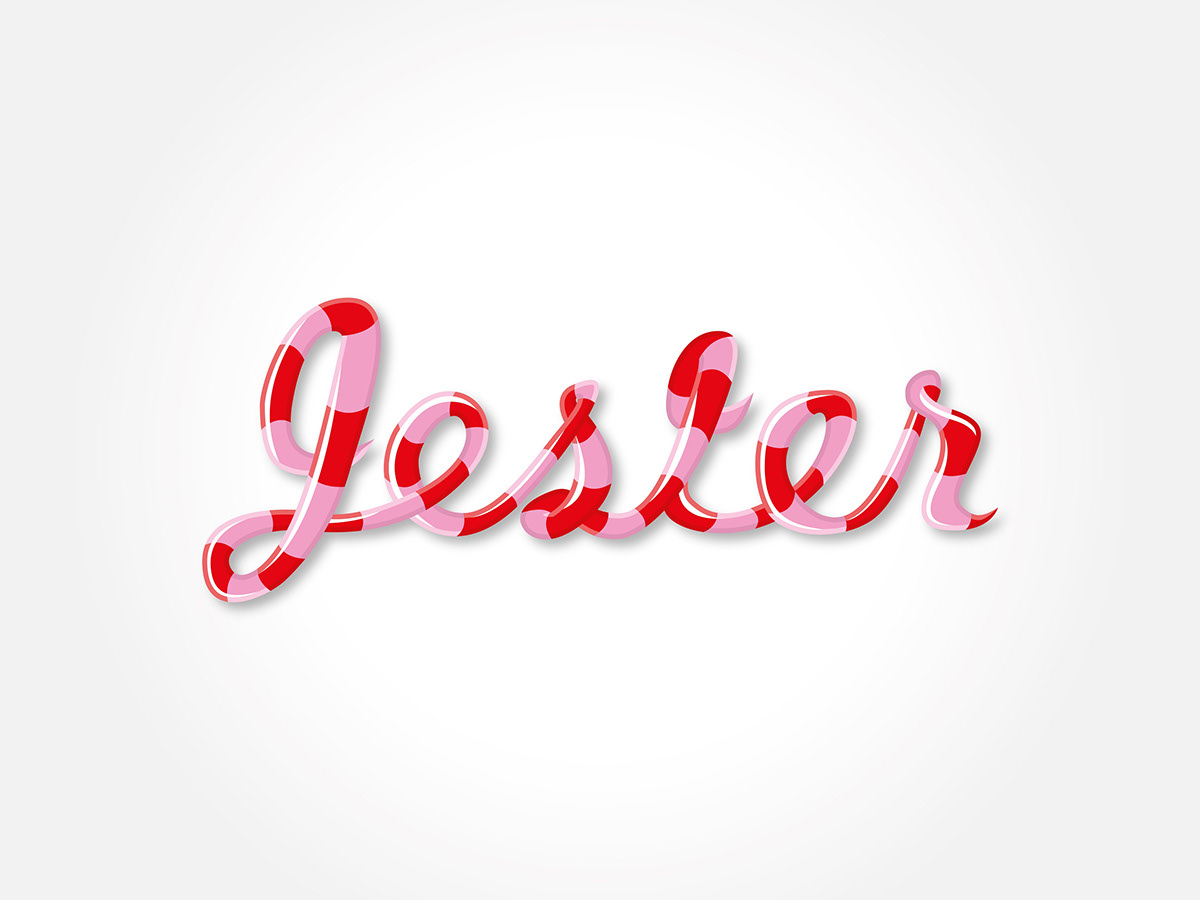 Custom lettering jester jester3004 tipografia typo