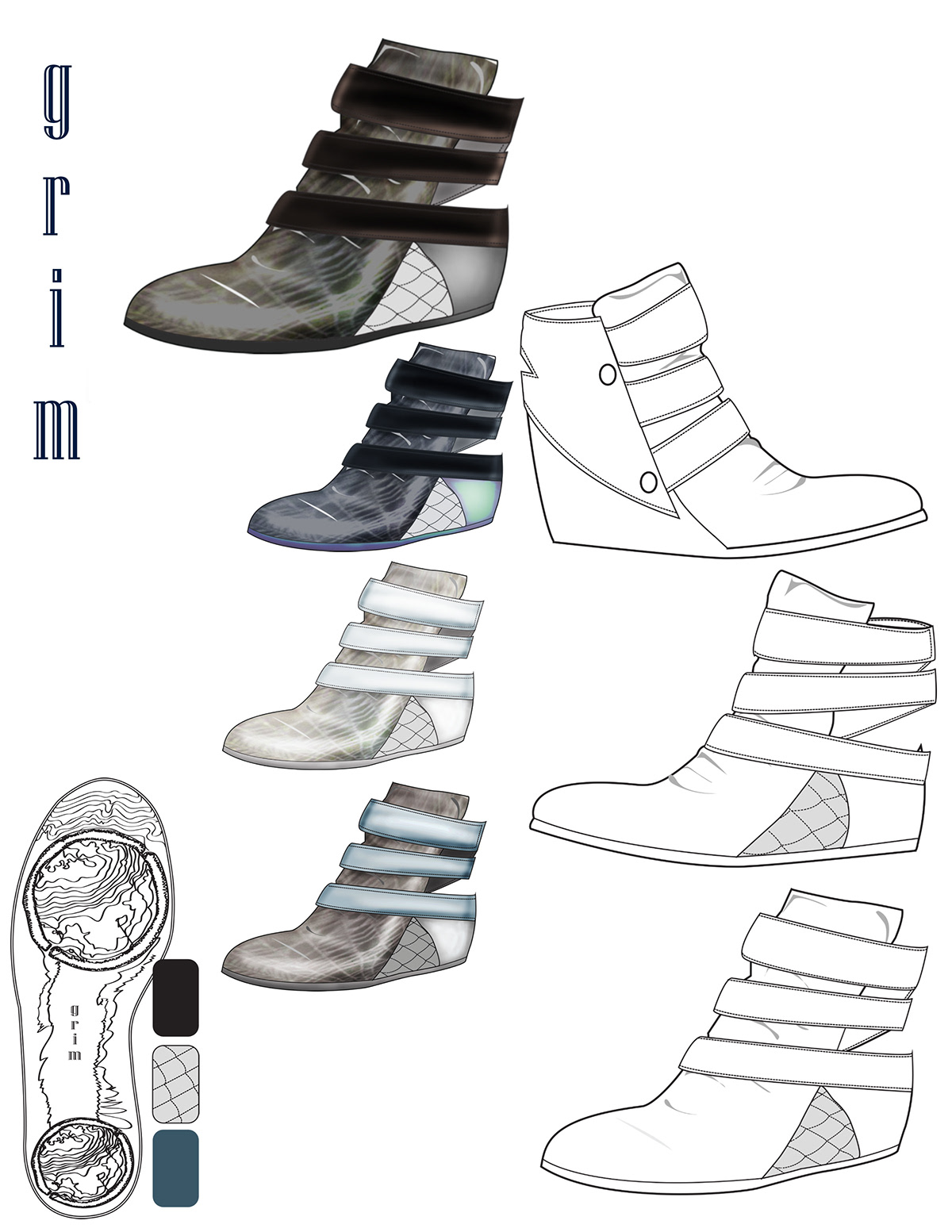 accessory design footwear ss/13 footwear f/w 14 Accessory Design Student