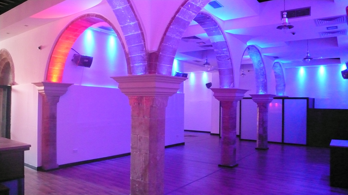 multi-event exhibition space restoration RGB lighting