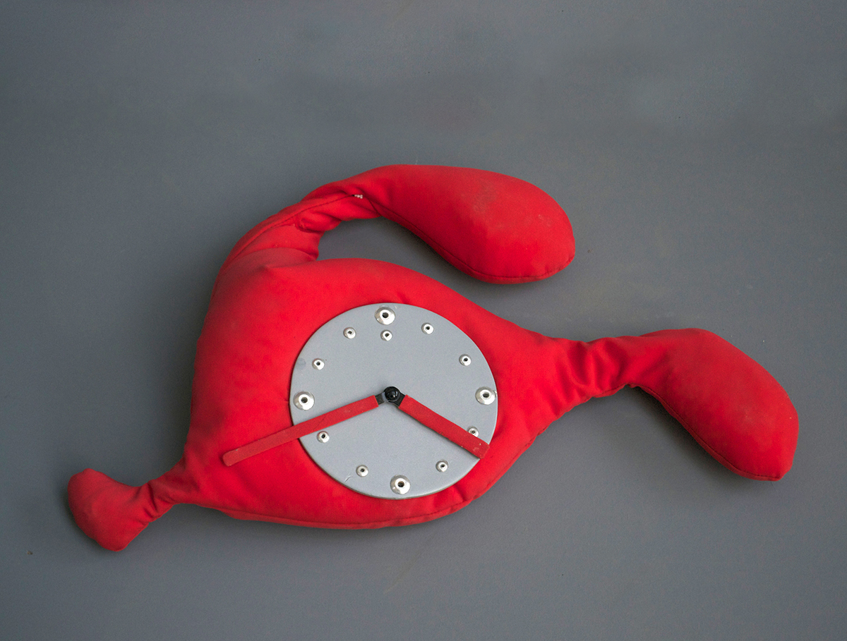 horloge design quentin lebrun lycra textile clock time temps