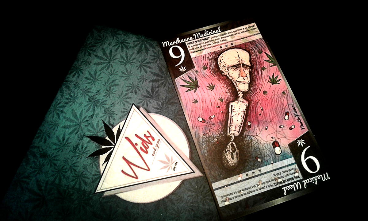 ILLUSTRATION  weed card game