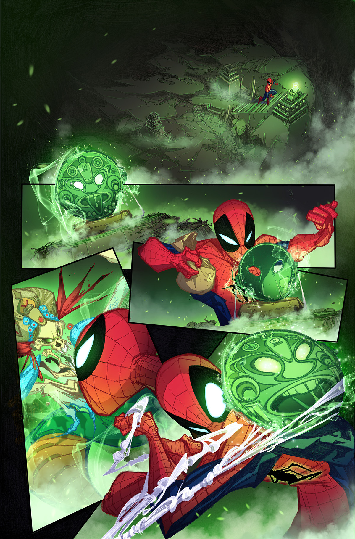 spiderman comic marvel whitefer