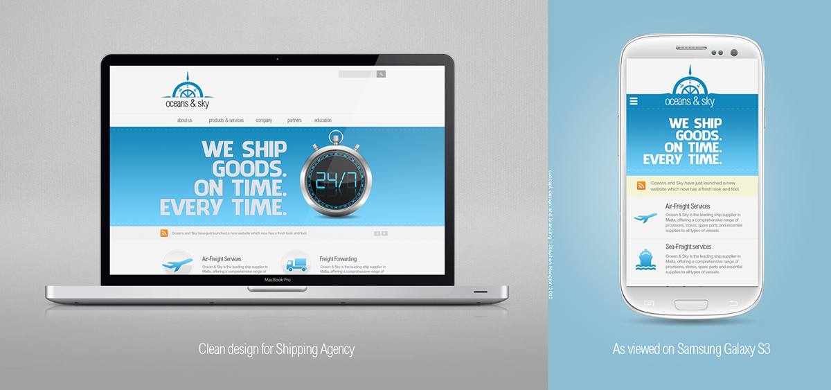 shipping  web design mobile design Responsive Design Logo Design