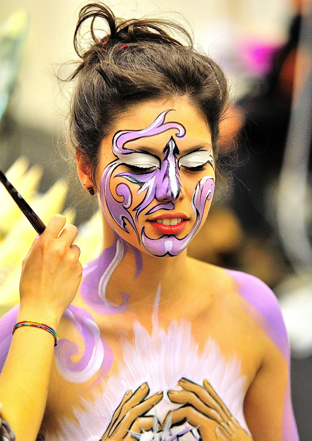acquacolor artproject Bodypainting facepanting handmade makeupartist mani MUA musica progettobodypainting