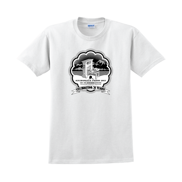 anchorage press Alaska contest t-shirt screen print butterville t-shirt company