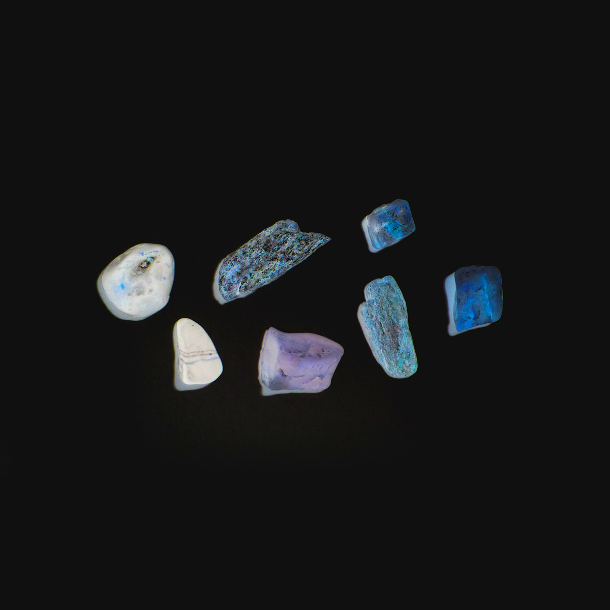 Alaska rocks Gems minerals photoshop layers blend collage