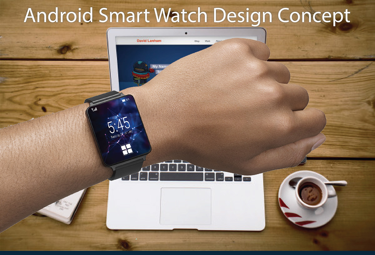 smart watch UI/UX hmi android user interface industrial design  wearable device