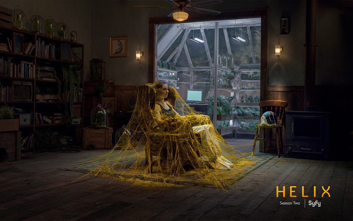 syfy helix fungus yellow print teasers CGI