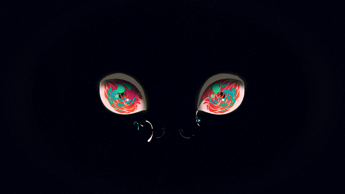 boy cell animation Cell Cat eyes see dark Chet baker photoshop