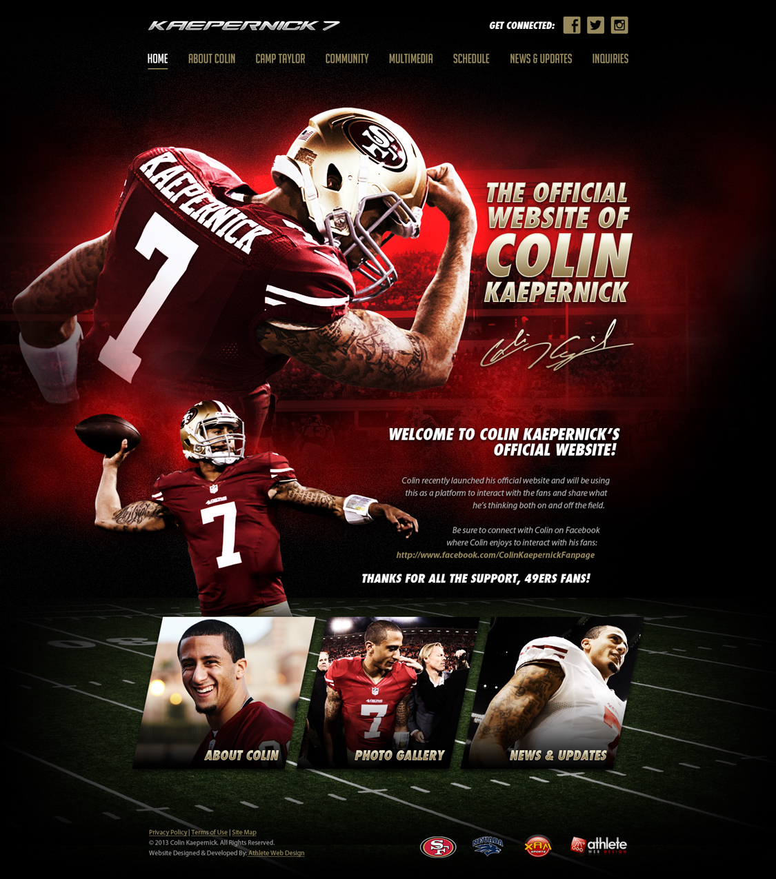colin kaepernick nfl american football sports Website oficial site san francisco san francisco 49ers 49ers digital imaging  football sport