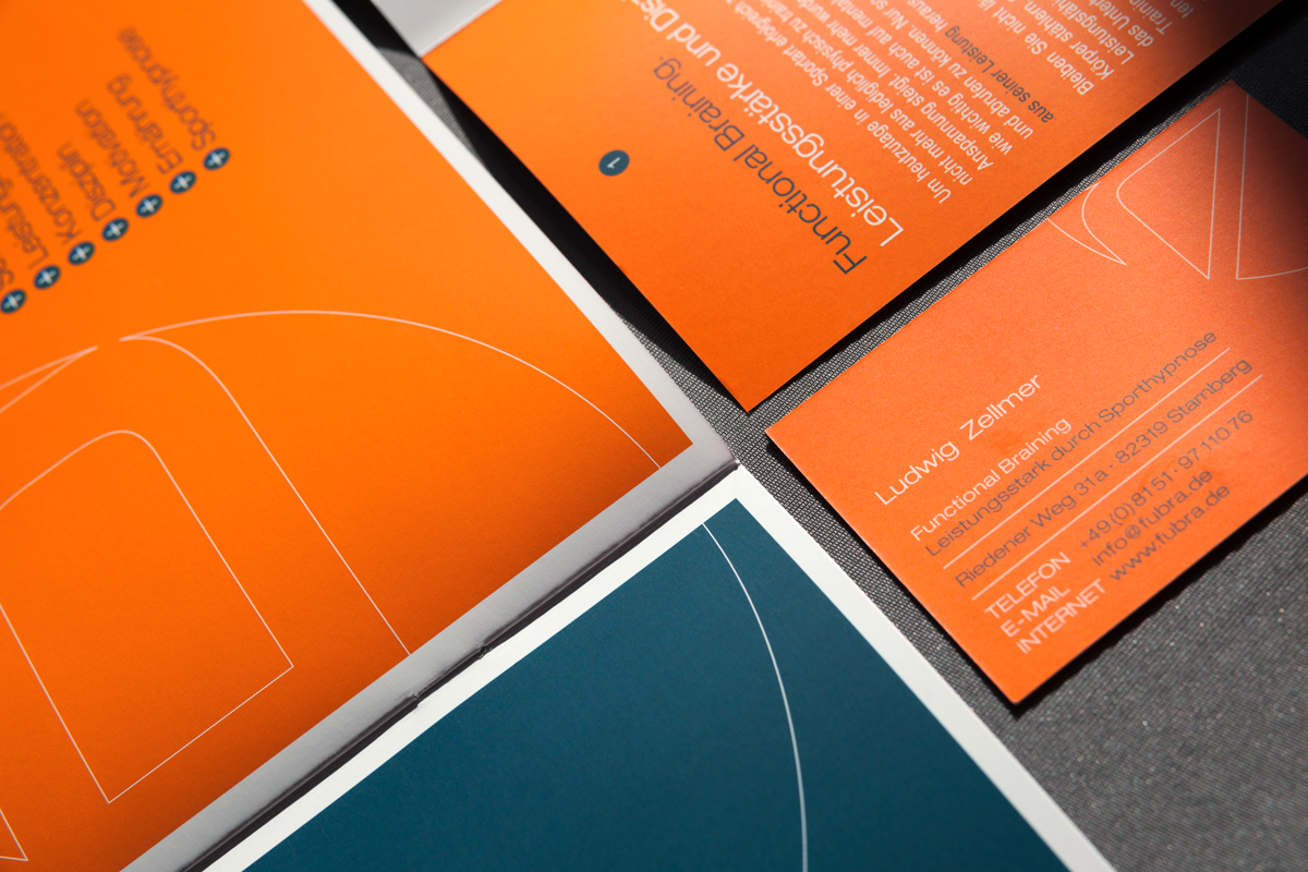 Corporate Design print broschure hypnose sport logodesign Quadrat #hp03