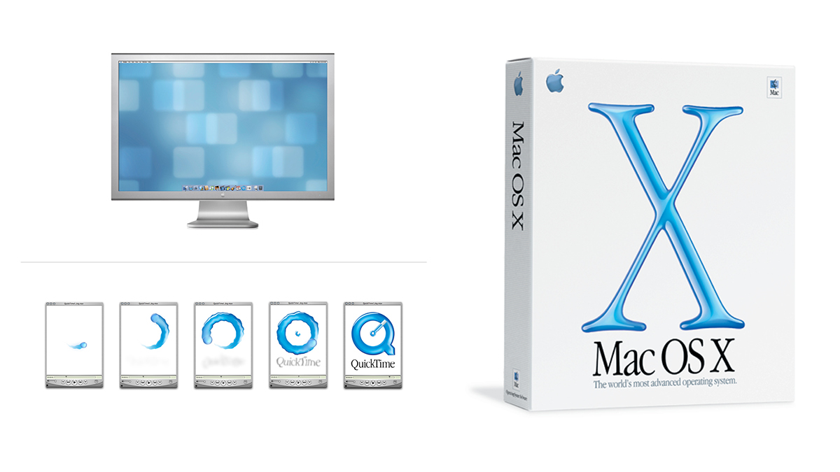 apple osx Mac OS X PowerBook cube Titanium Quicktime interactive system