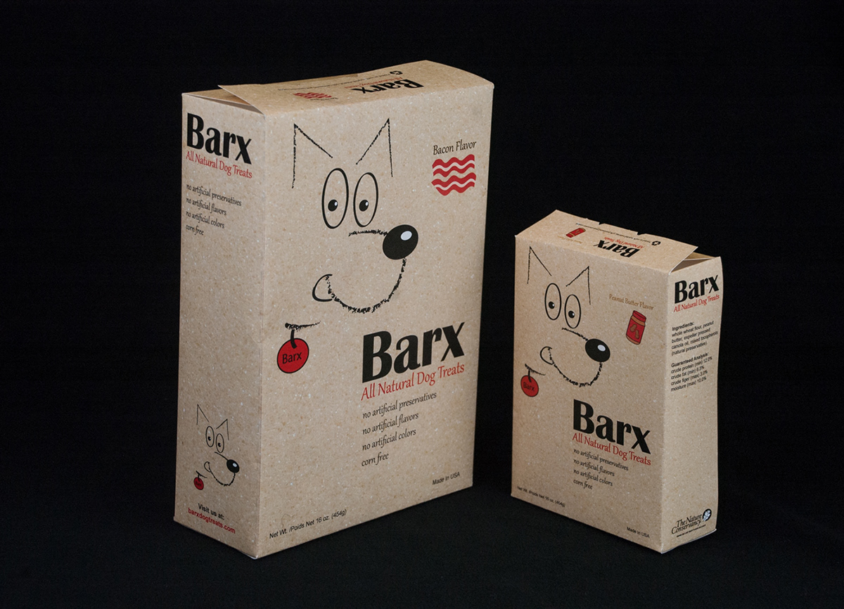 package design  dog treats sustainable packaging Soy Ink recycling peanut butter bacon