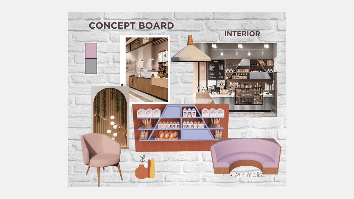 Experiential design cake shop bakery Shop design shop interior Retail design store design Render visualization