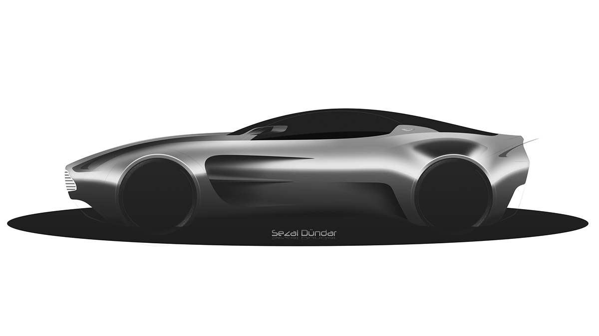 car Auto aston martin automotive   draw design sketch