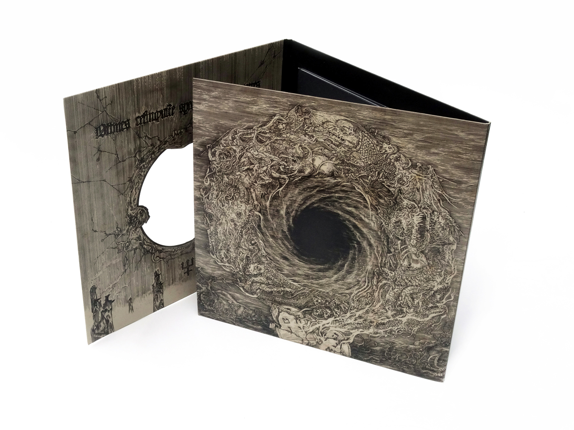 watain Watain Lawless Darkness vinyl Die Cut Vinyl Graphic Noise printmaking death metal Zbigniew Bielak
