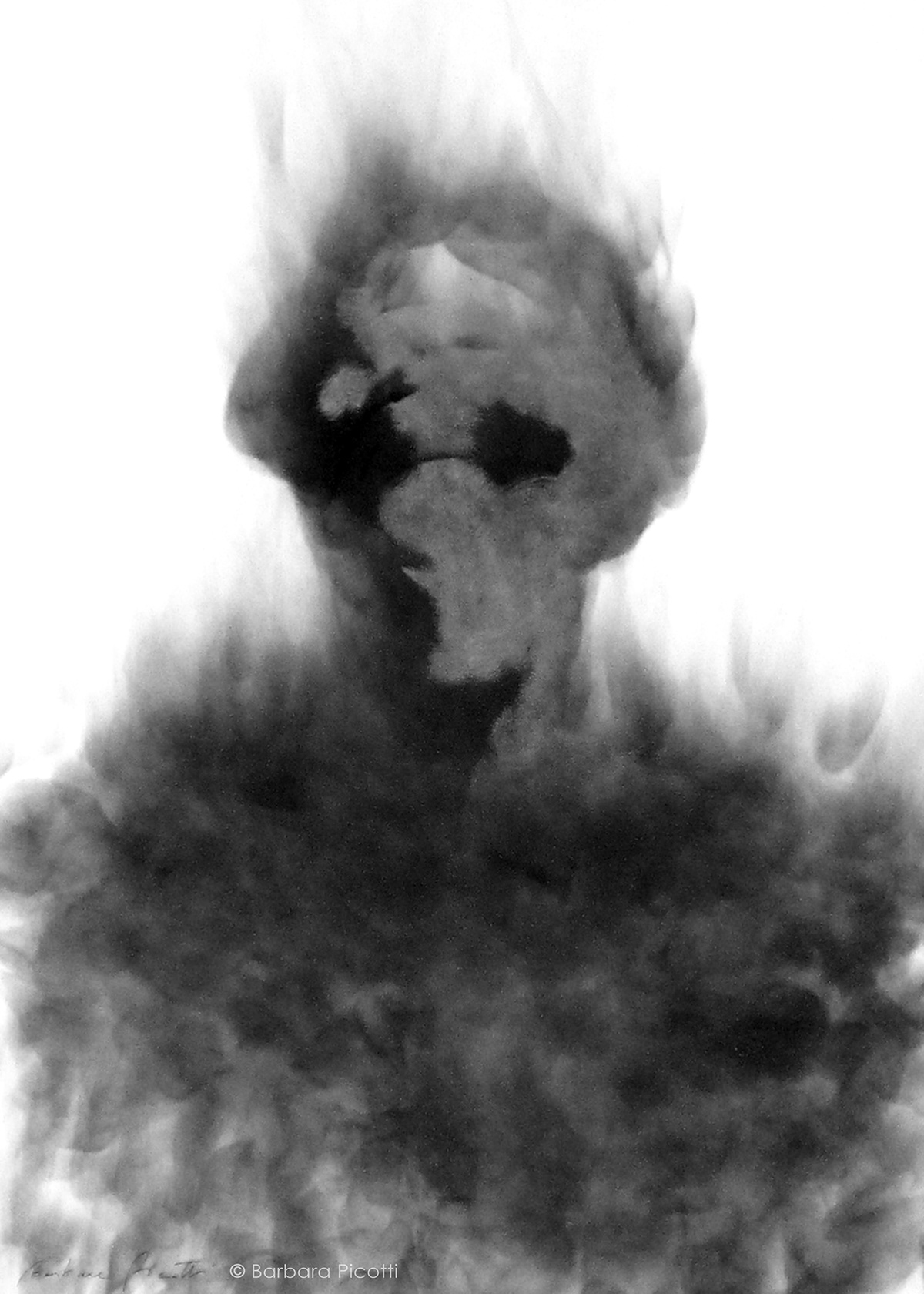 Smoke drawing disegno col fumo disegno monocromo black and white bianco e nero disegno di figura Figure Drawing smoke monochrome Monochrome drawing