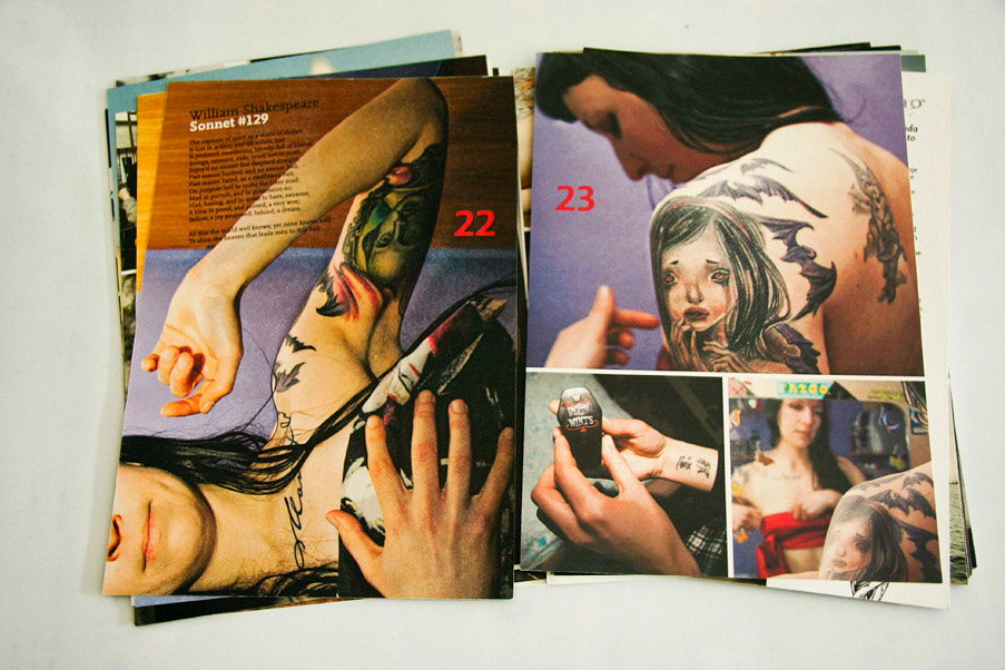 magazine tattoo tattoos conceptual ink portrait sexy shakespeare Leonardo dragon japanese