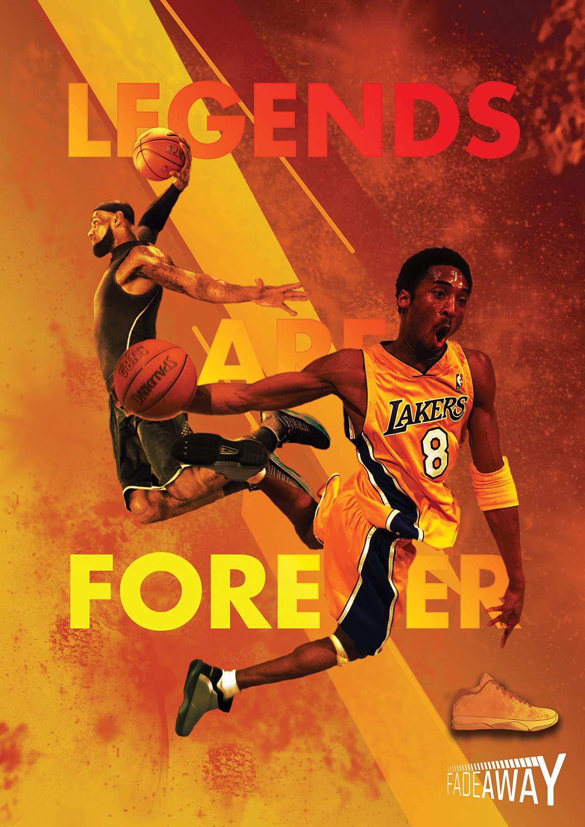 basketball brand creation poster corporate mythology school