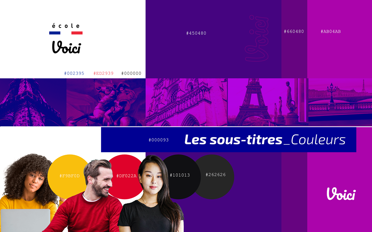 brand brand identity design école Française graphisme Logo Design visual identity