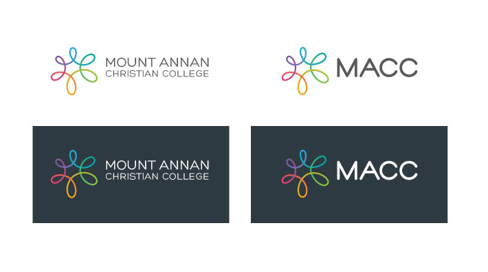 school college identity logo gradient Icon Rebrand rebranding