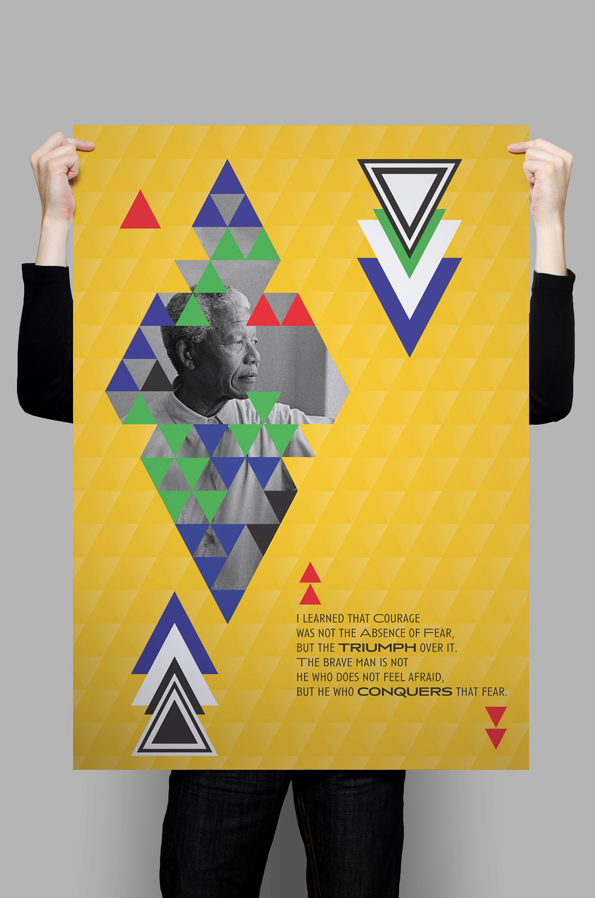 Mandela poster Project Layout