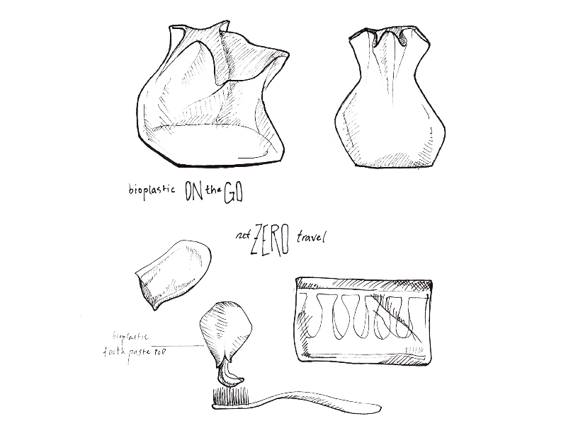 Sustainability risd natural Packaging bioplastic eco design Food  biomimicry