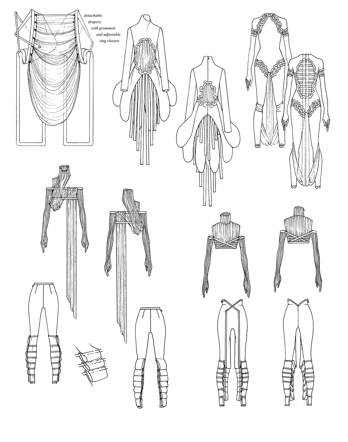 Council of Fashion Designers of America biology design cfda scholarship avant garde Fashion  fashion illustration Costume Design 