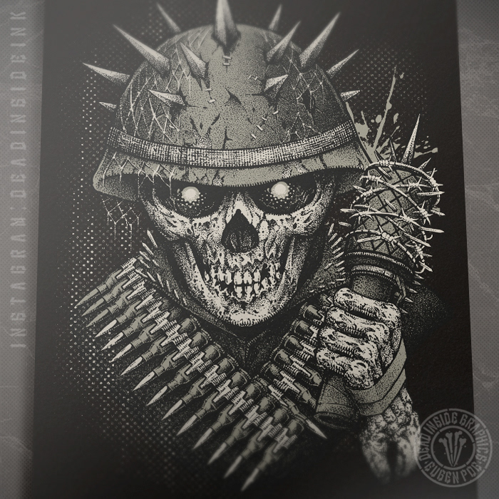 Gasmask Military postapocalypse postapocalyptic skull soldier undead Weapon