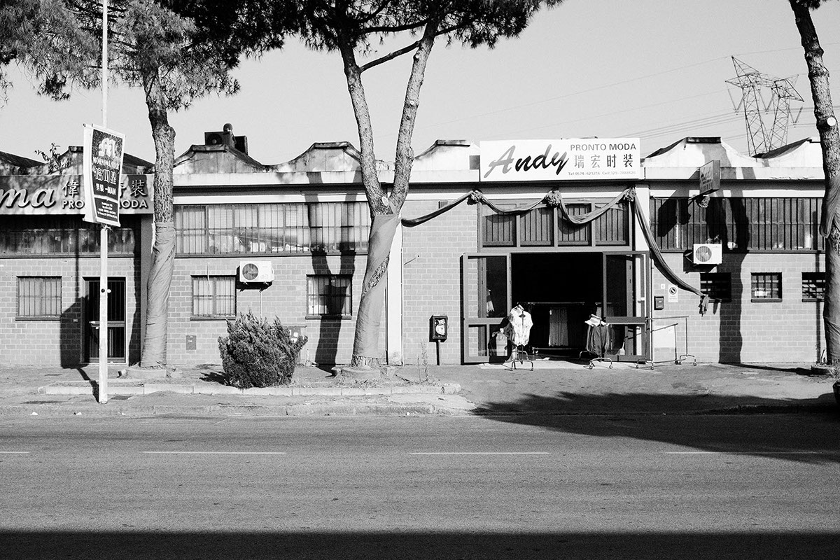 Industrial district suburbs prato chinesepeople sadplace decay freakyplace blackandwhite apathy Italy