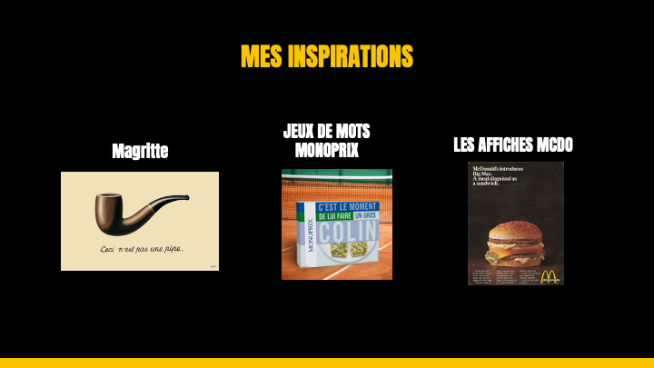 Powerpoint presentation concept campaign Food  marketing   Advertising  strategie