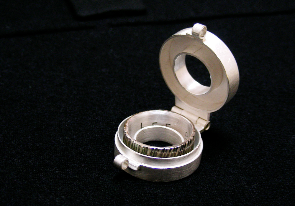 Necklace ring secret case