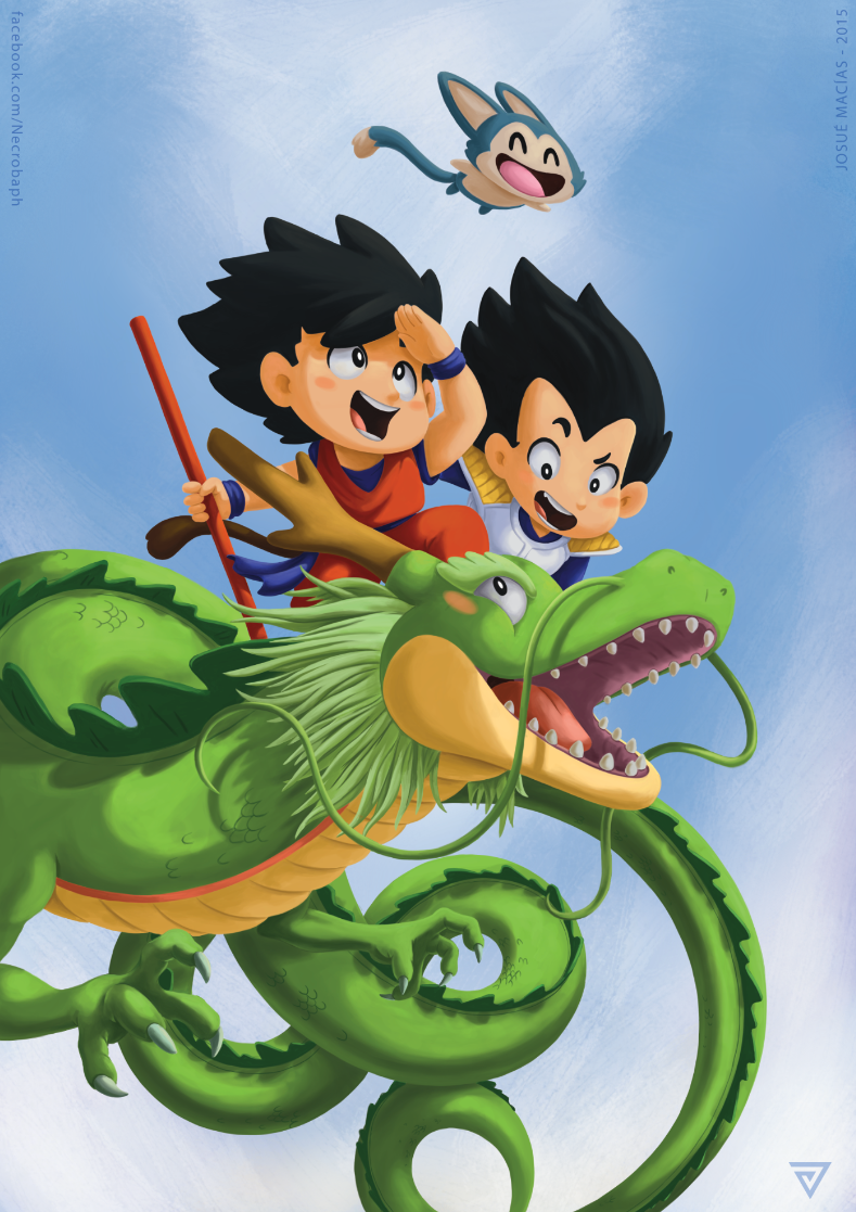 dragon ball Dragonball goku Vegeta puar dragon ball z otaku anime cartoon Fan Art psd