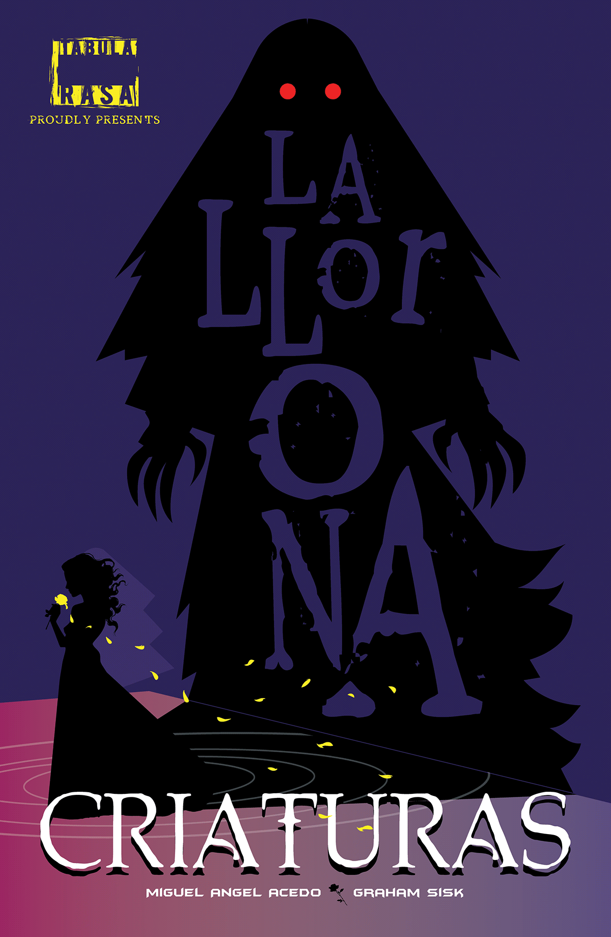 book cover illustration comic art Folklore ghost Halloween horror La Llorona legend myth poster art
