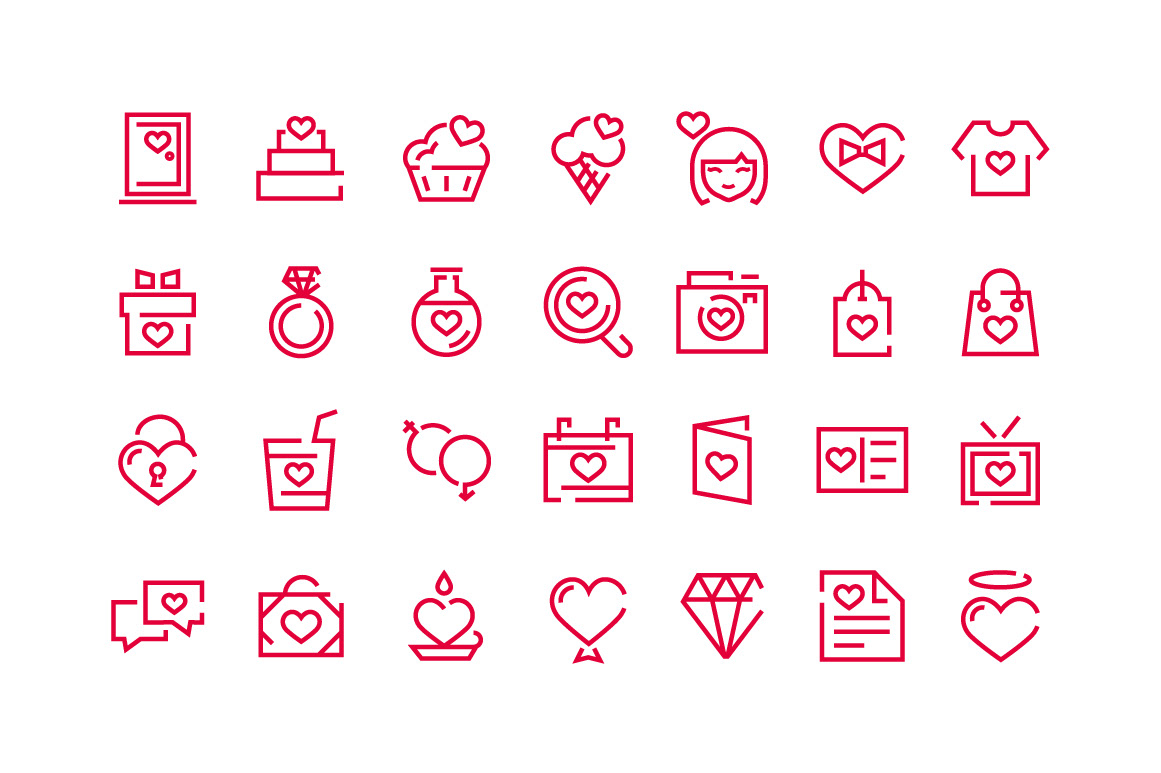 outline valentine day icons valentines day icons valentines outline valentines day Love Icons outline love Love vector love icons