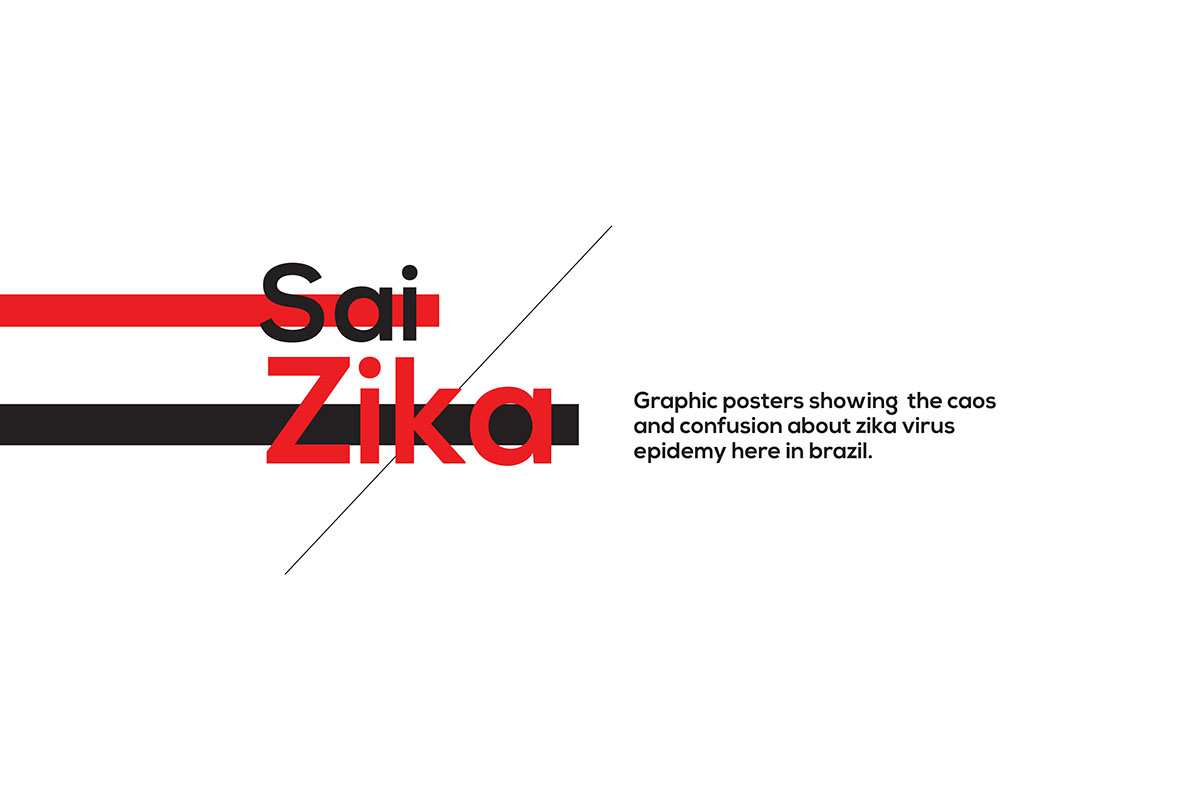 zikavirus posters tipography