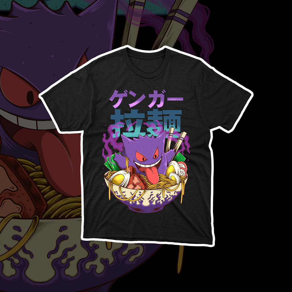 Pokemon fanart anime digital illustration tshirt T-Shirt Design t-shirts t-shirt illustration Clothing t-shirt