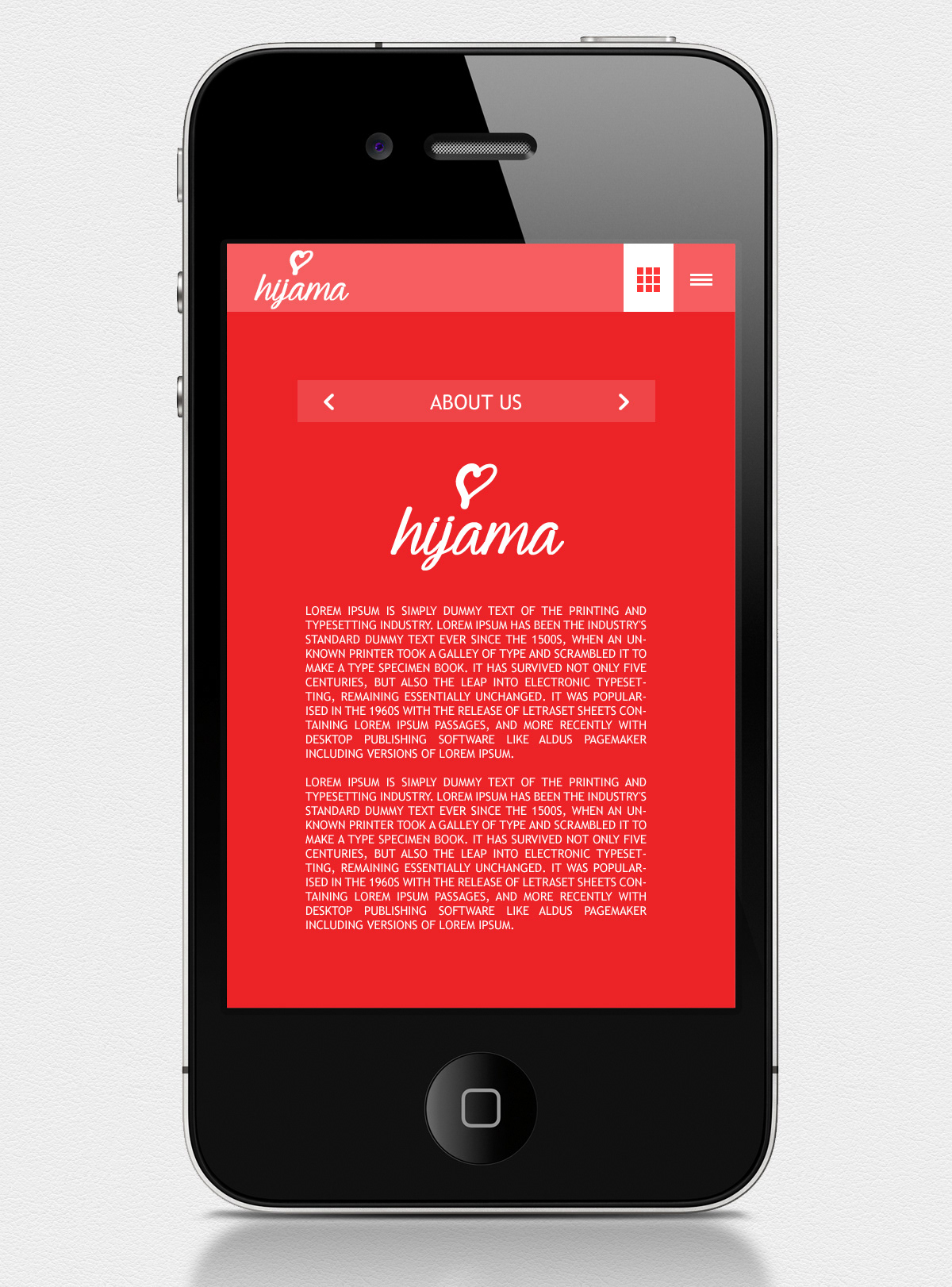 hijama Mobile Application design apps design