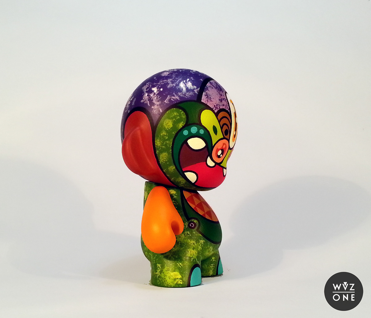 Wuzone Custom artshow Munny Dunny Kidrobot Cell colors geek artoy toy vinyl vinyltoy designer toy handmade