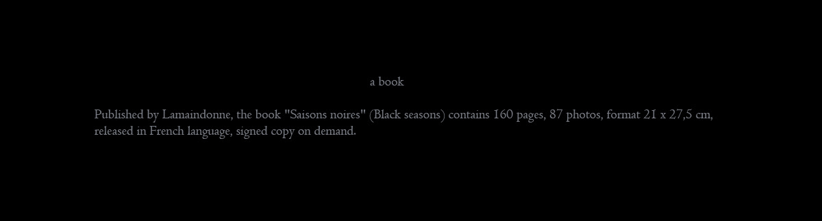 saisons noires black seasons book livre julien coquentin
