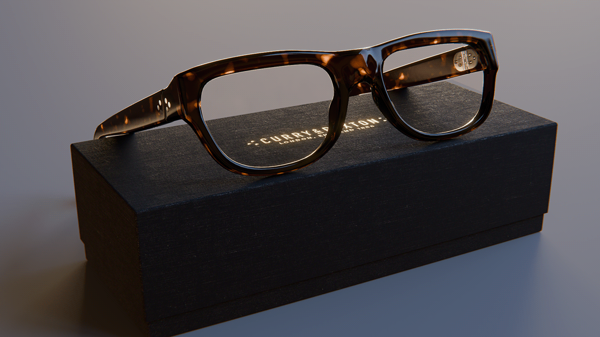 3D Render visualization 3d modeling glasses augmented reality AR product design  product design
