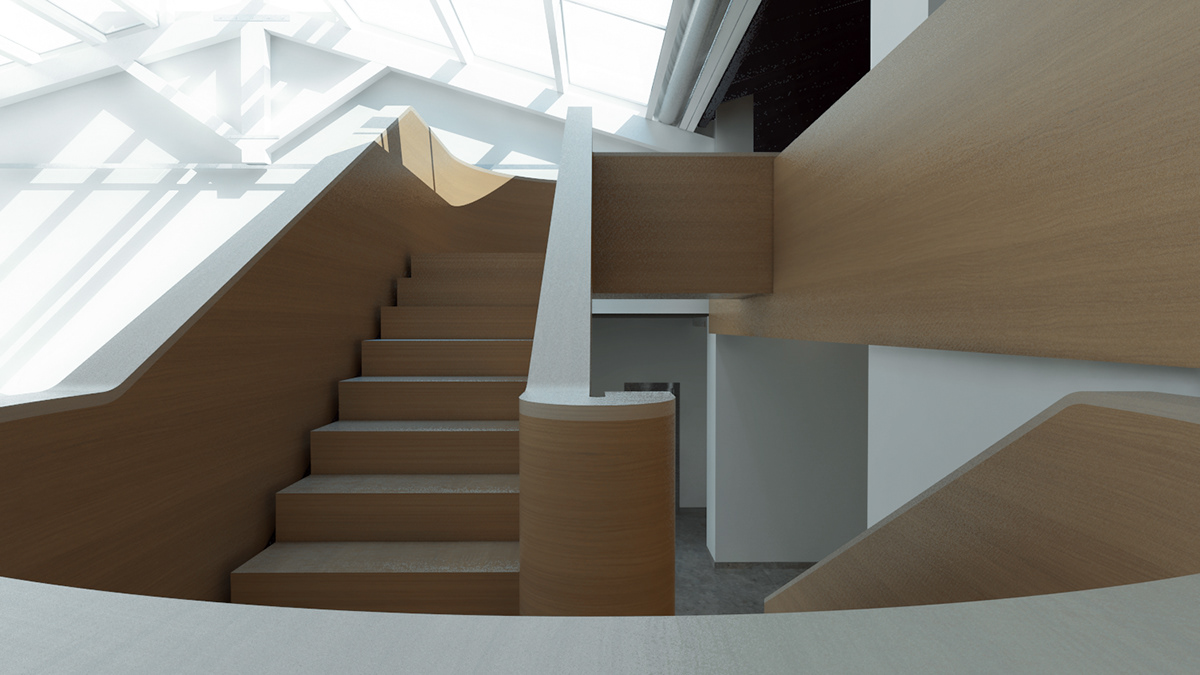 ethan gimenez jorge industrial design  3D architecture coffee shop design furniture hotel White wood