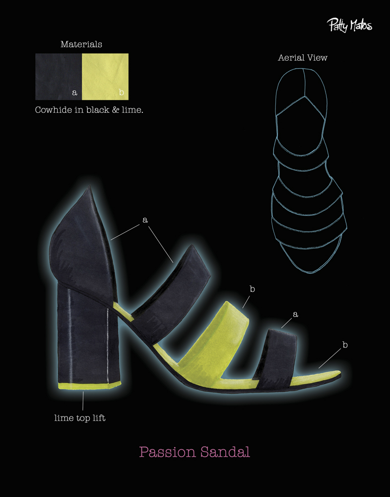 footwear handbags tracey emin marker rendering