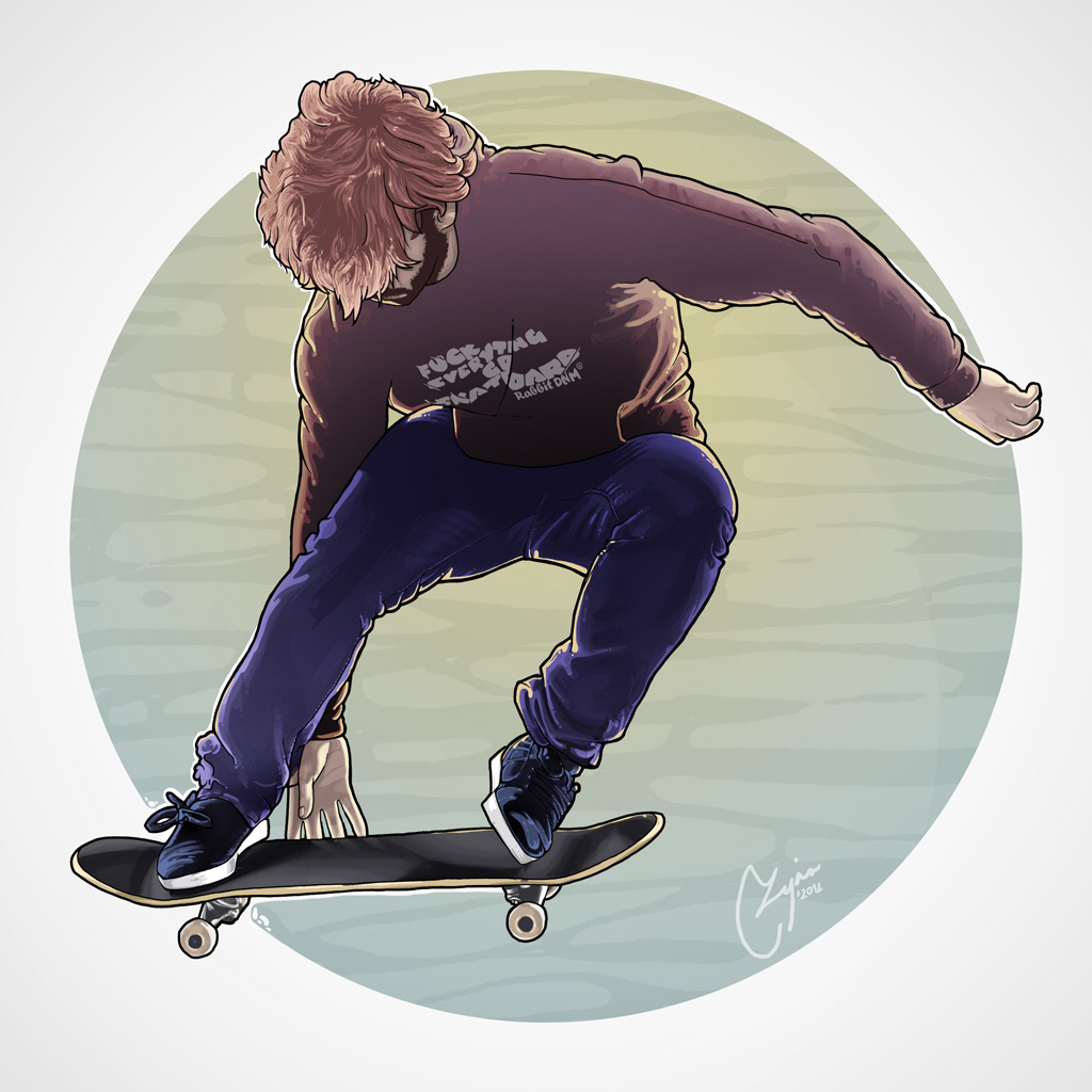 skate skateboard dude