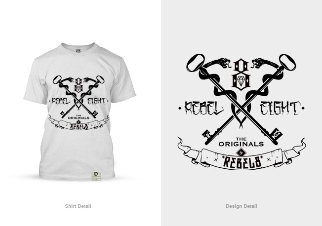 rebel8 tshirt apparel streetwear vector Illustrator