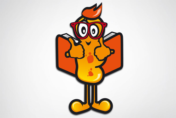 Mascot mascote BERTRAND