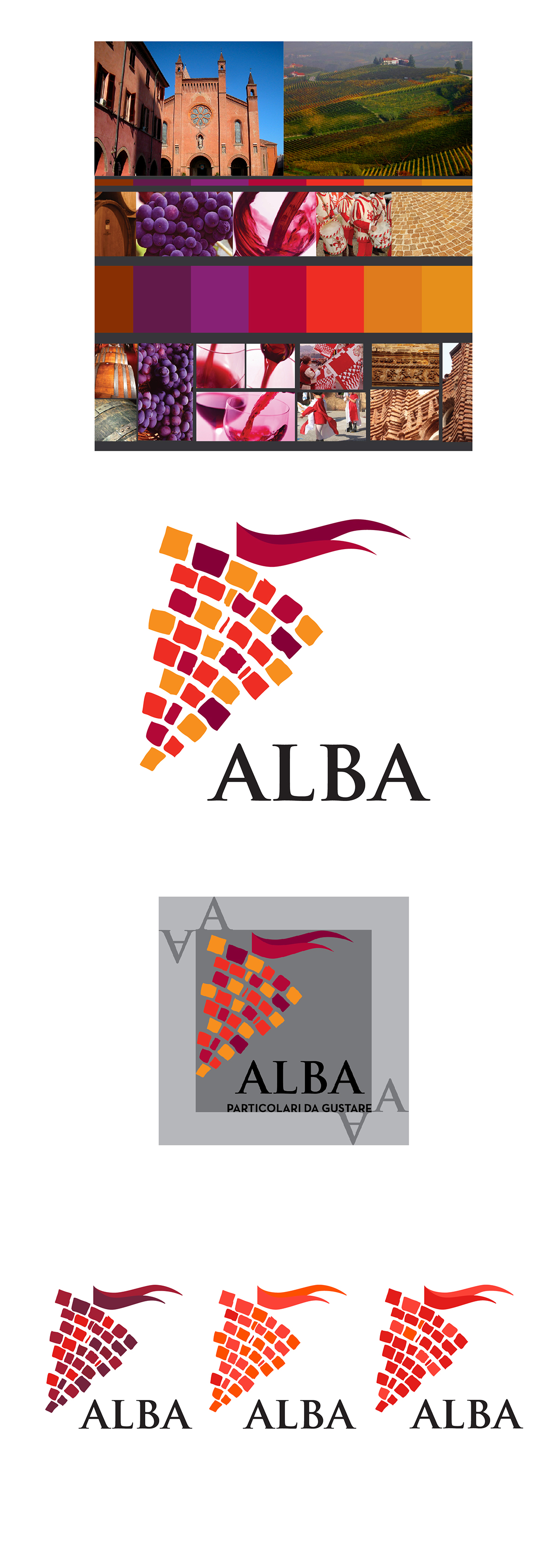 alba piemonte ferrero politecnico logo identity identità brand