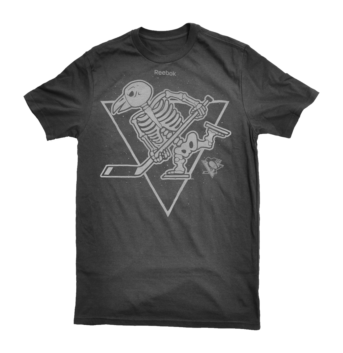 Pittsburgh Penguins Pittsburgh skeleton t-shirt NHL Halloween hockey